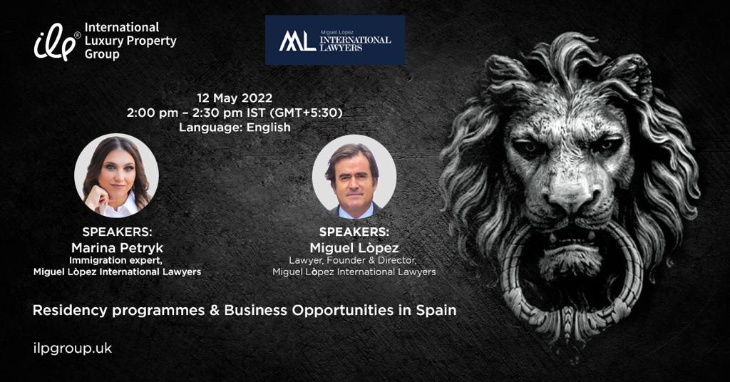 We give an international conference on business and residence opportunities in Spain for investors