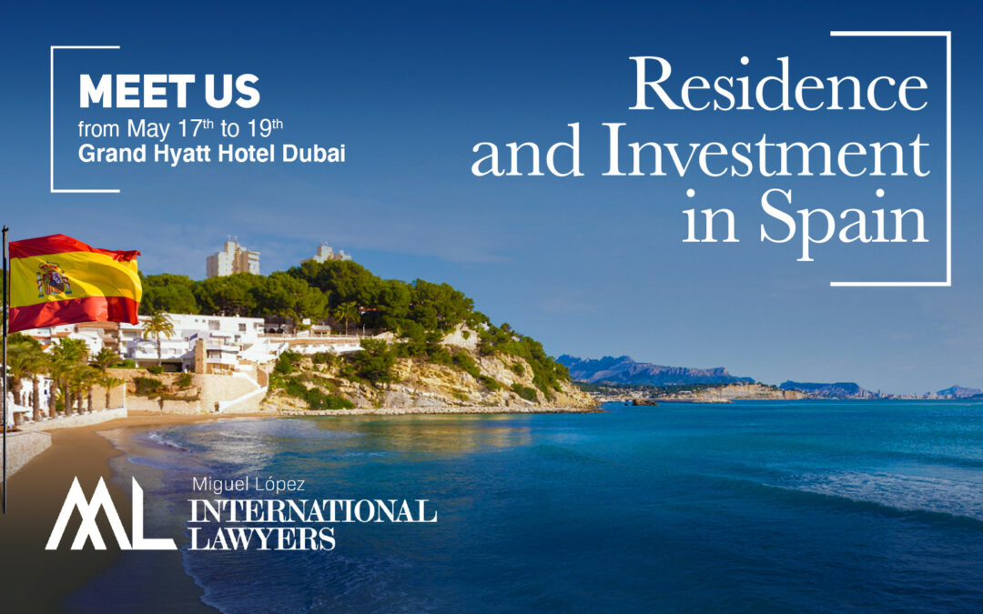 ML International Lawyers will be in Dubai from May 17 to 19